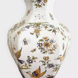 Moustiers earthenware vase, 40 cm