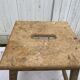 Wooden workshop stool from the 1950s