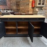 Patinated 3-door sideboard