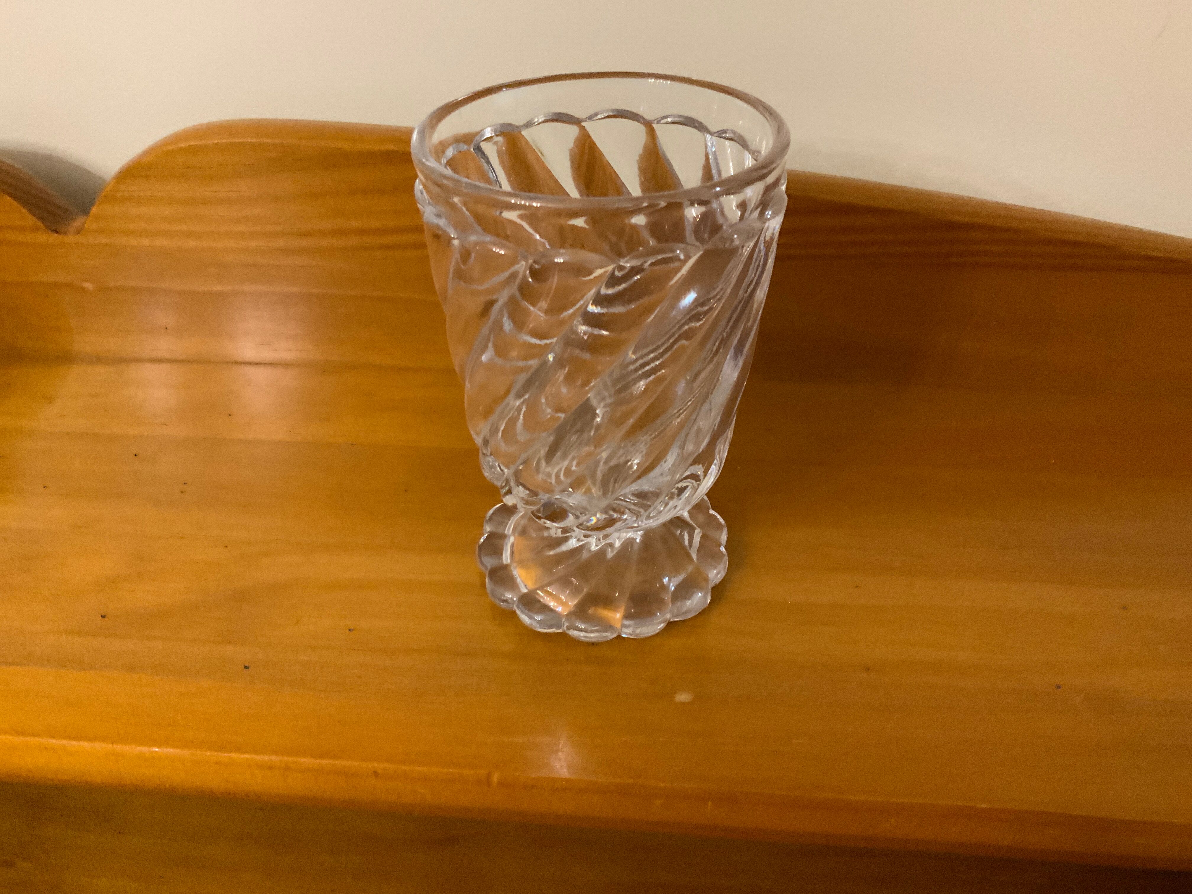Baccarat vase stemmed glass