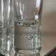 Set of 6 Kosta Boda sparkling champagne glasses from the 70s