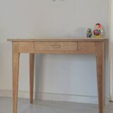 Raw wood desk, 1960s