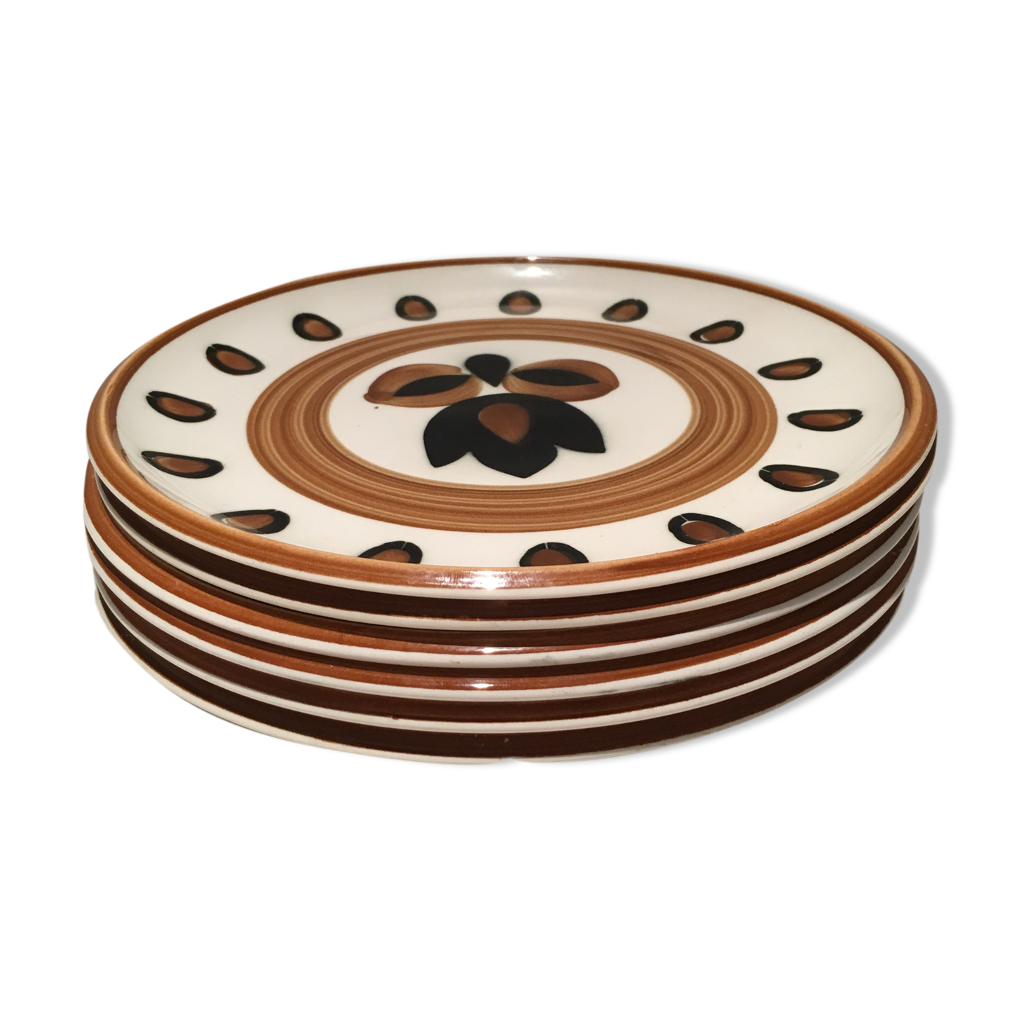 Set of 6 plates model boch kimono