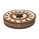 Set of 6 plates model boch kimono
