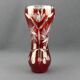 Cut crystal vase from Bohemia