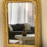 Antique Louis-Philippe carved mirror 90x65 cm