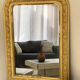 Antique Louis-Philippe carved mirror 90x65 cm