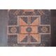 Vintage Turkish Hand-Knotted Wool Cotton Orange Runner Rug 80x394