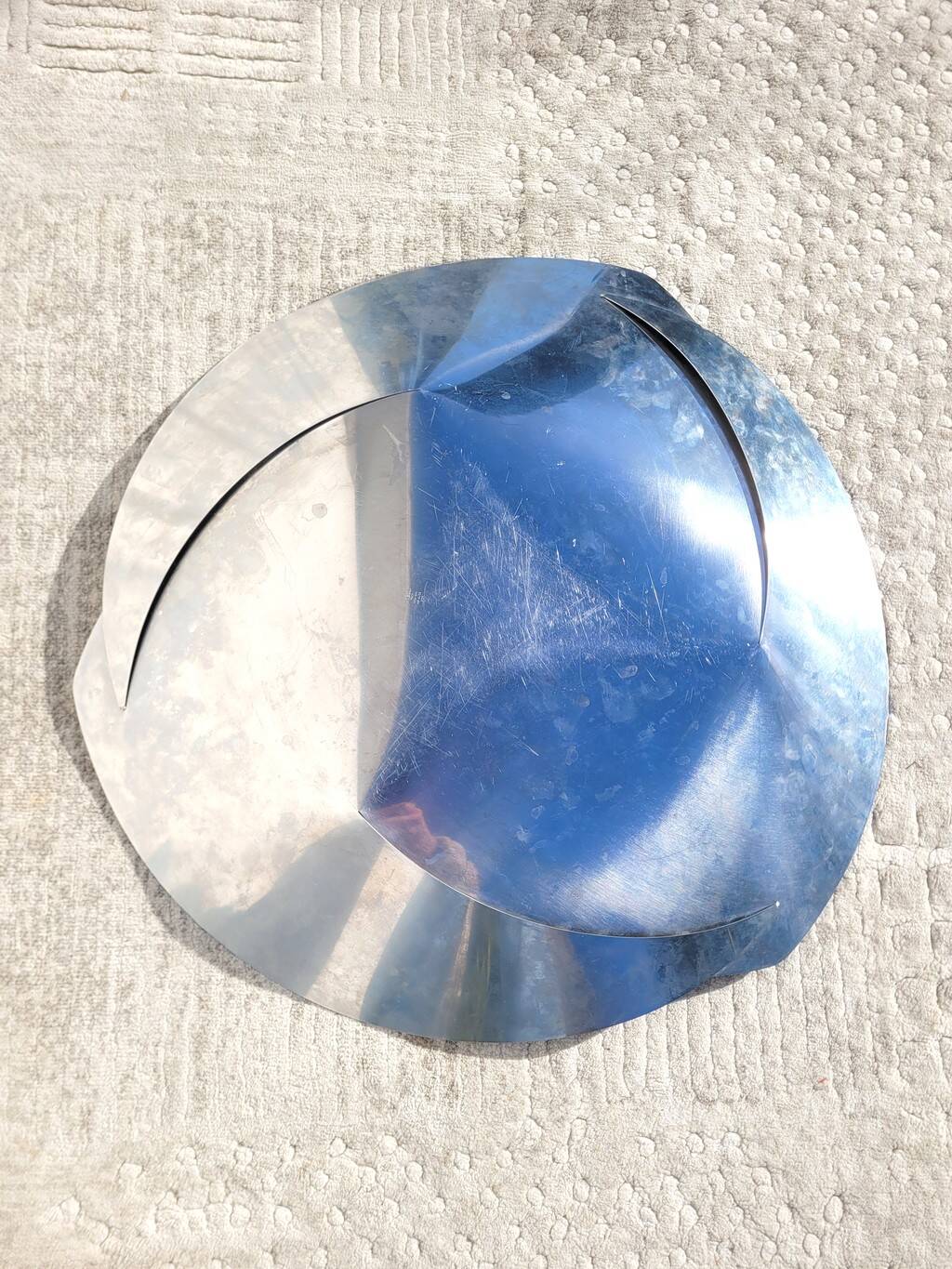 Alessi Resonance 56cm stainless steel coupe design