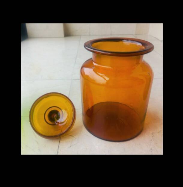 Pair Takahashi apothecary jars