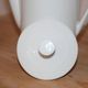 Vintage ribbed white porcelain coffee pot Berry P.L. – Made in France