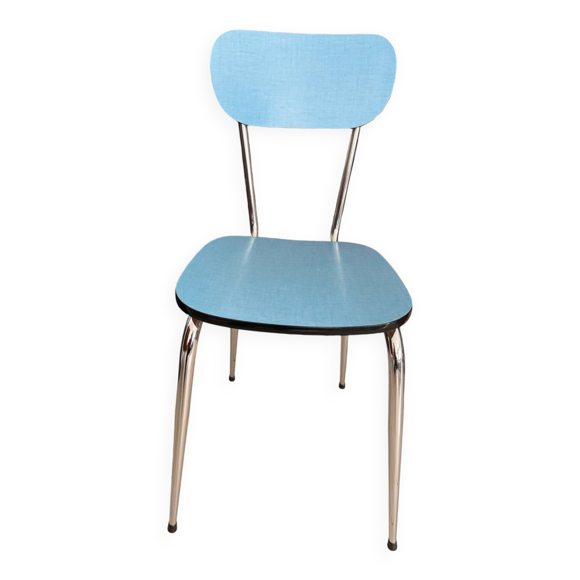 Vintage Blue Formica Chair