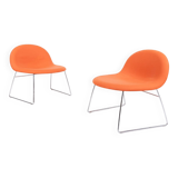 Danish design pair of lounge chairs ‘3D’ from Komplot Design for Gubi