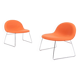 Paire de chaises longues au design danois « 3D » de Komplot Design pour Gubi
