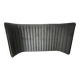 Habitat grey boudoir headboard 244 x 120 cm