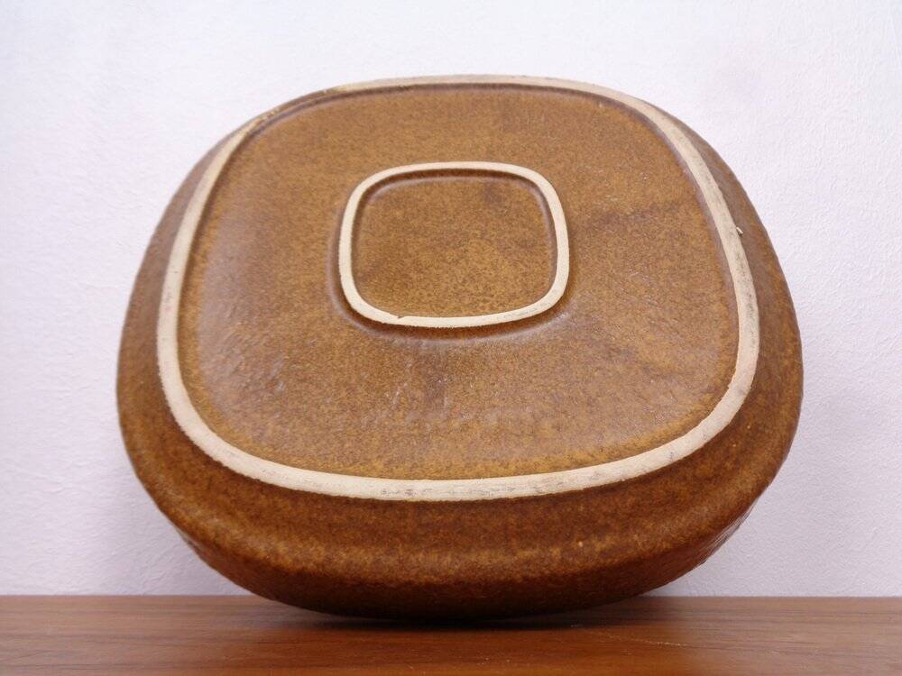 Glazed Lava Ceramic Bowl from Scheurich, Germany, 1970s
