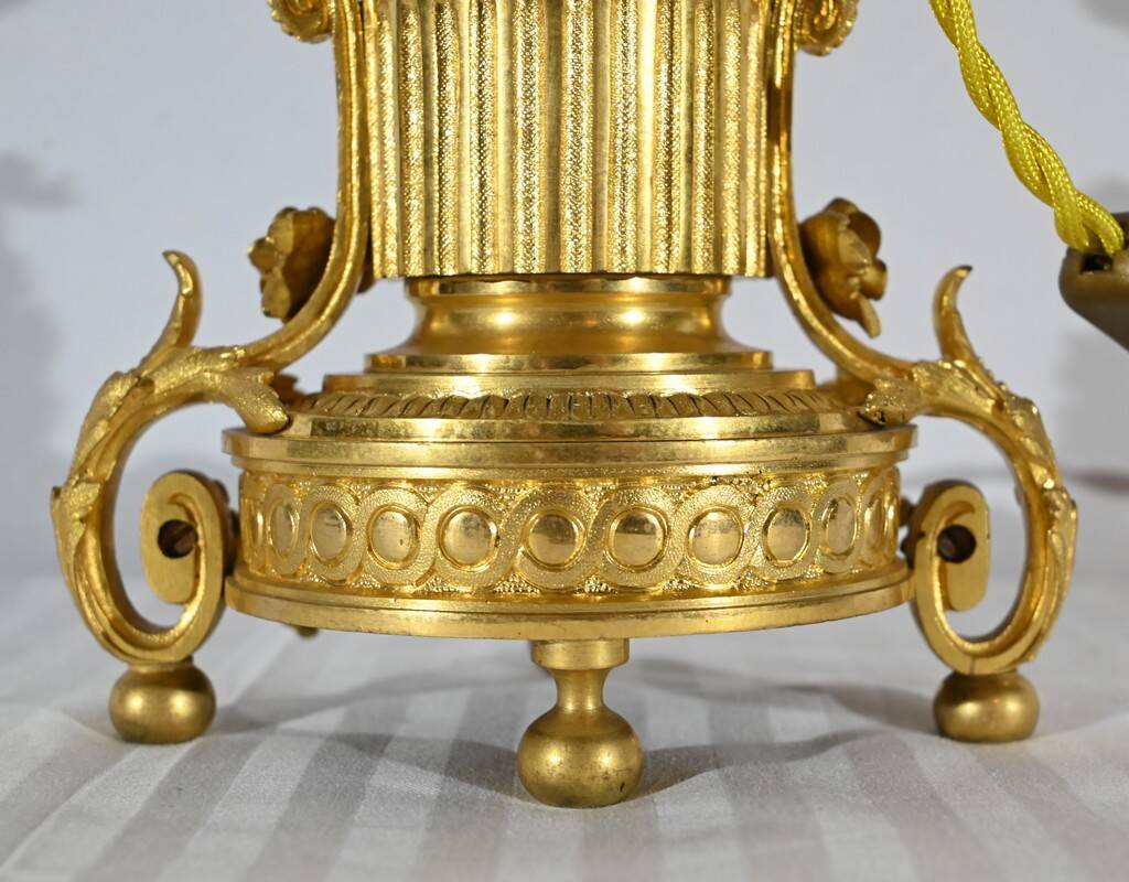 Lampe en Bronze Doré, époque Napoléon III – Milieu XIXe