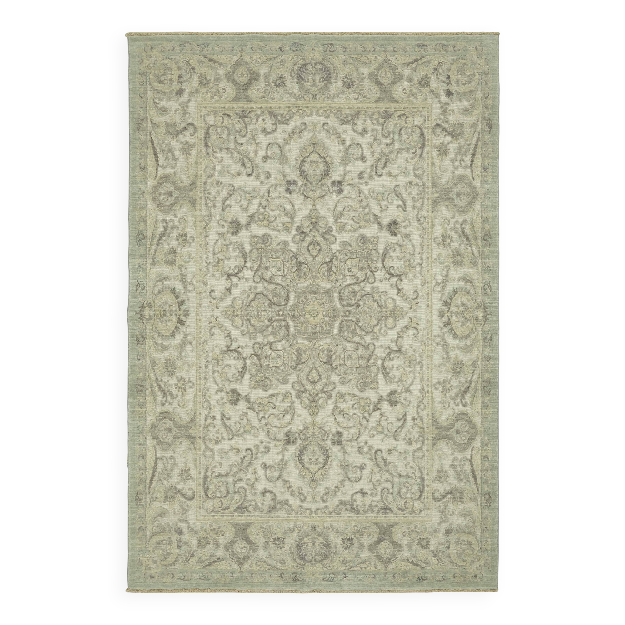 Turkish Handcrafted Loom Oushak Rug 197 cm x 292 cm