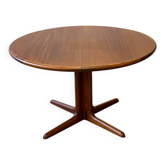 Round Extendable Table, Denmark 1960s/1970s, Mid-C, Vintage