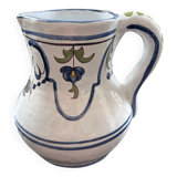 Blue floral decor pitcher