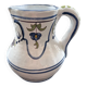 Blue floral decor pitcher