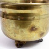 Cahce pot en laiton années 60