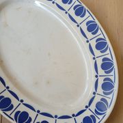 Porcelain dish Tahiti Digoin Sarreguemines