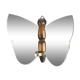butterfly mirror photophore butterfly wall candlestick 18x15cm