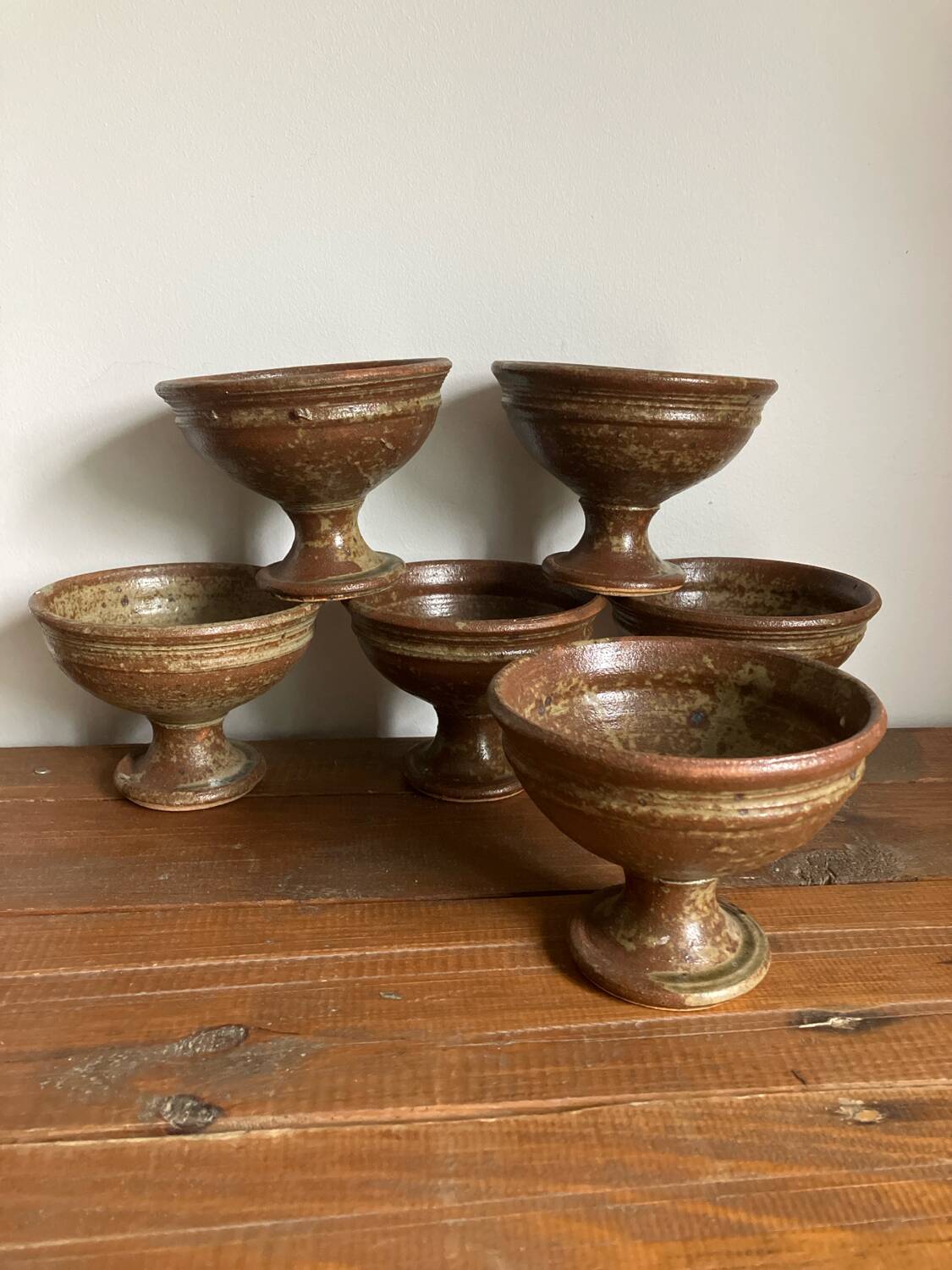 6 stoneware bowls