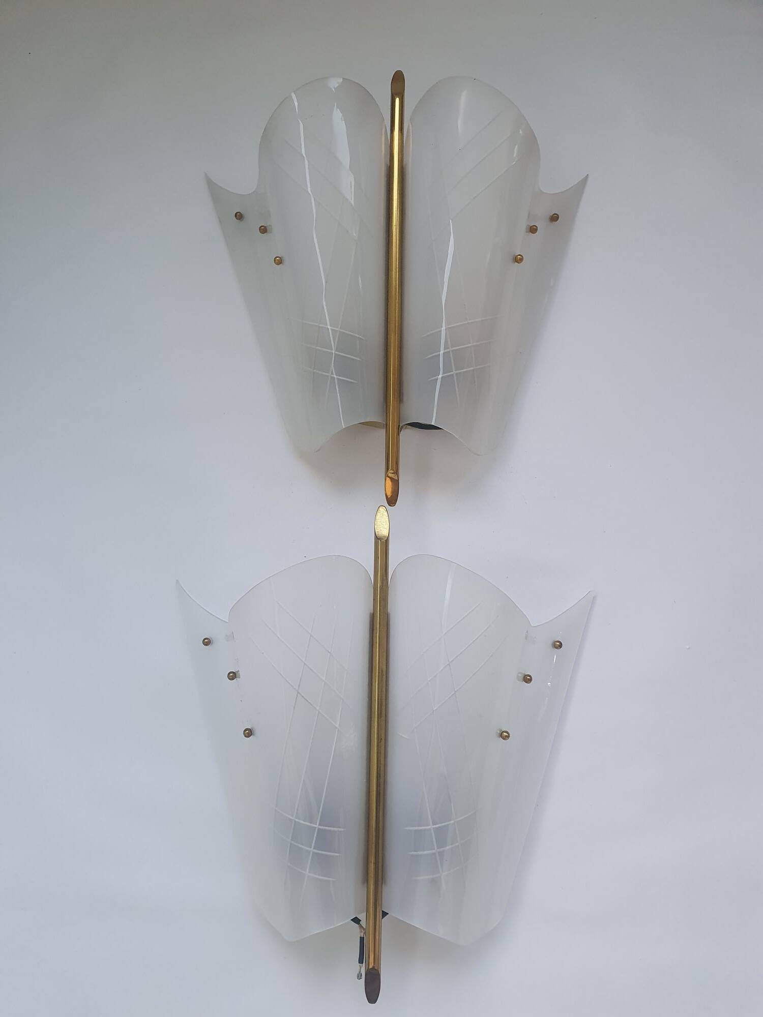 Pair of 50s Rockabilly Butterfly Wall Lights