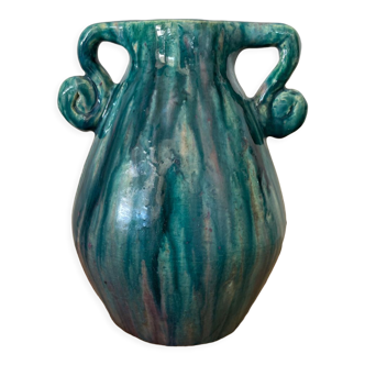 Bluish and pinkish amphora