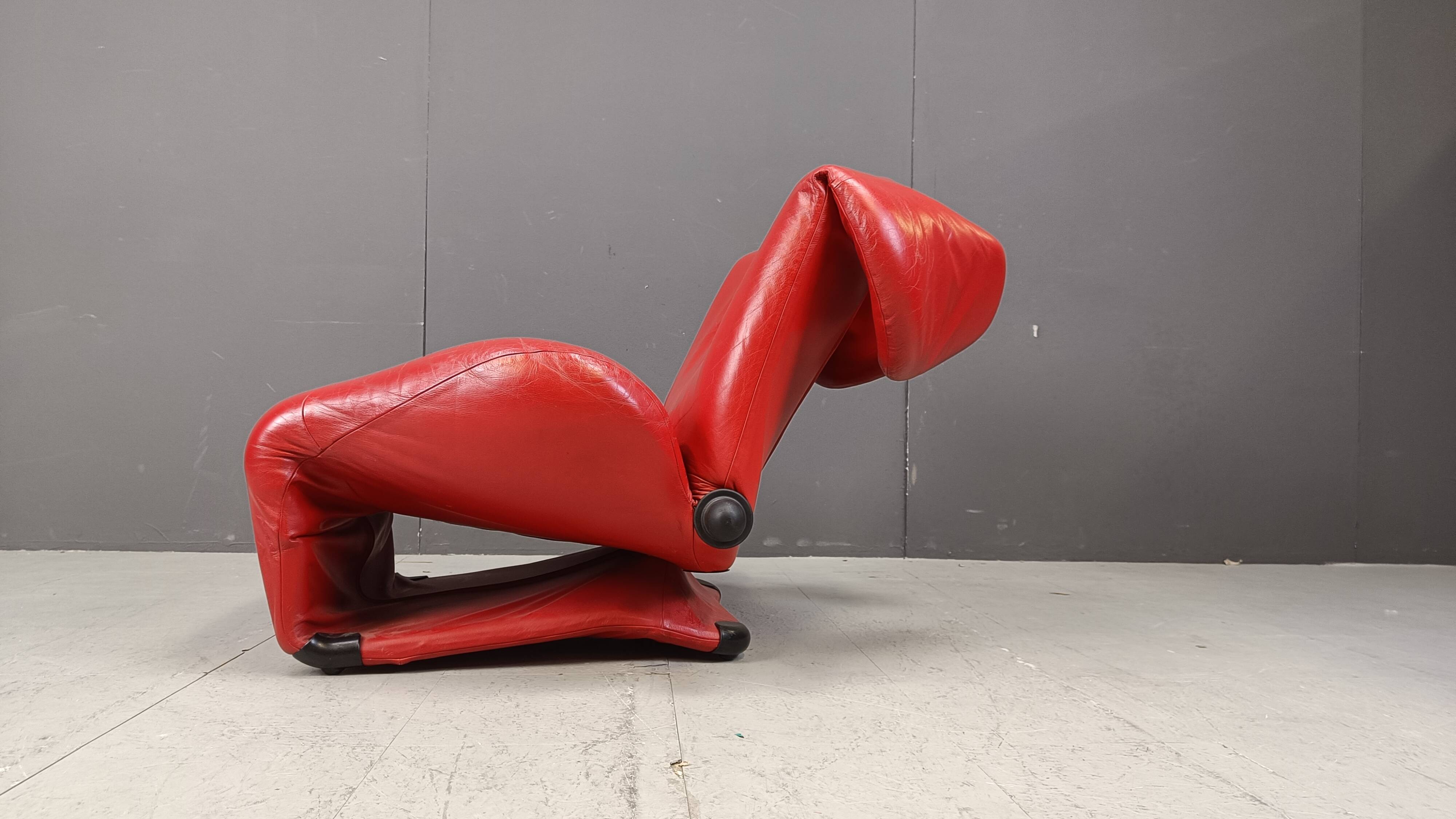 Wink easy chair designed by Toshiyuki Kita for Cassina, 1980s