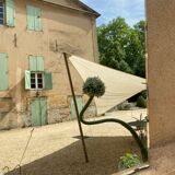 Vintage beveled mirror