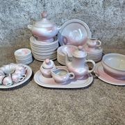 Service de table complet Niderviller faïence Art modele aurore  1950s