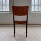 Chaise suédoise Art déco en pin et cuir Carl Bergsten 1929