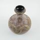 West German ceramic vase with fat lava glaze, 1970s