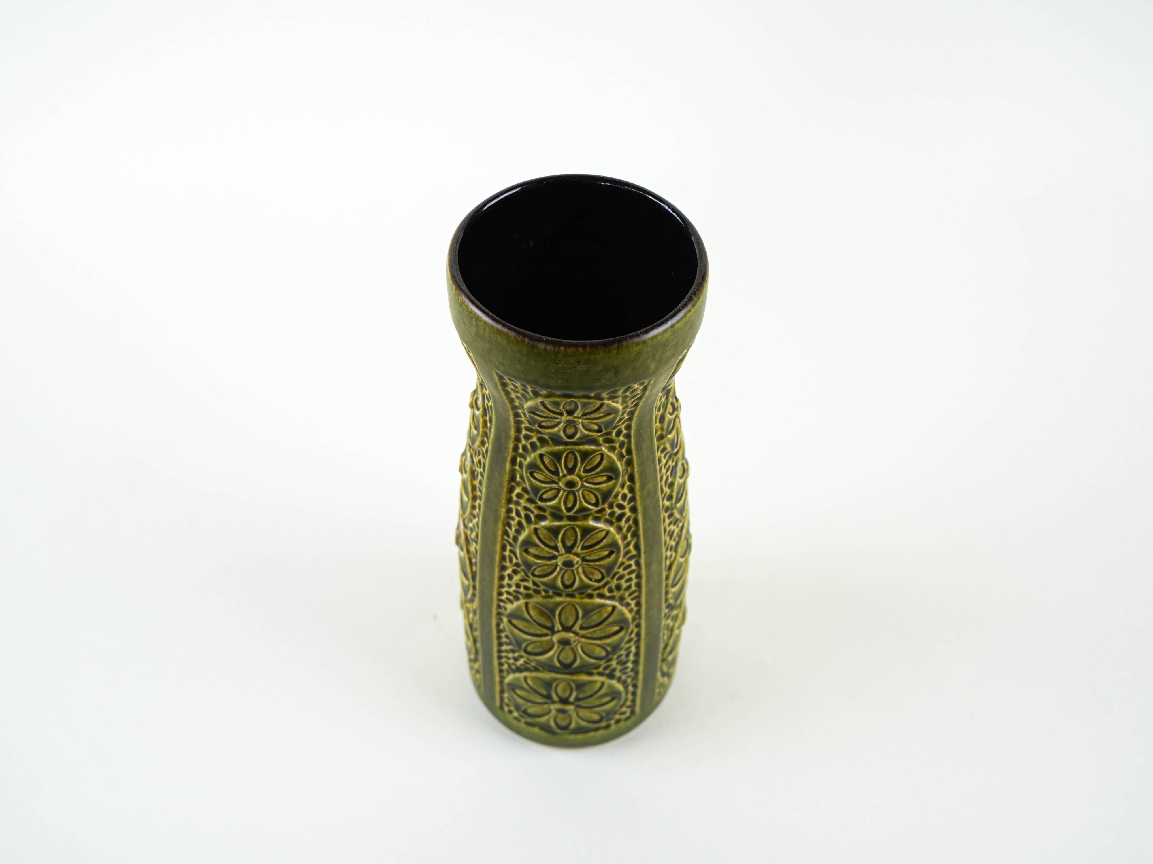 Ceramic vase, German design, 1970s, made in West Germany