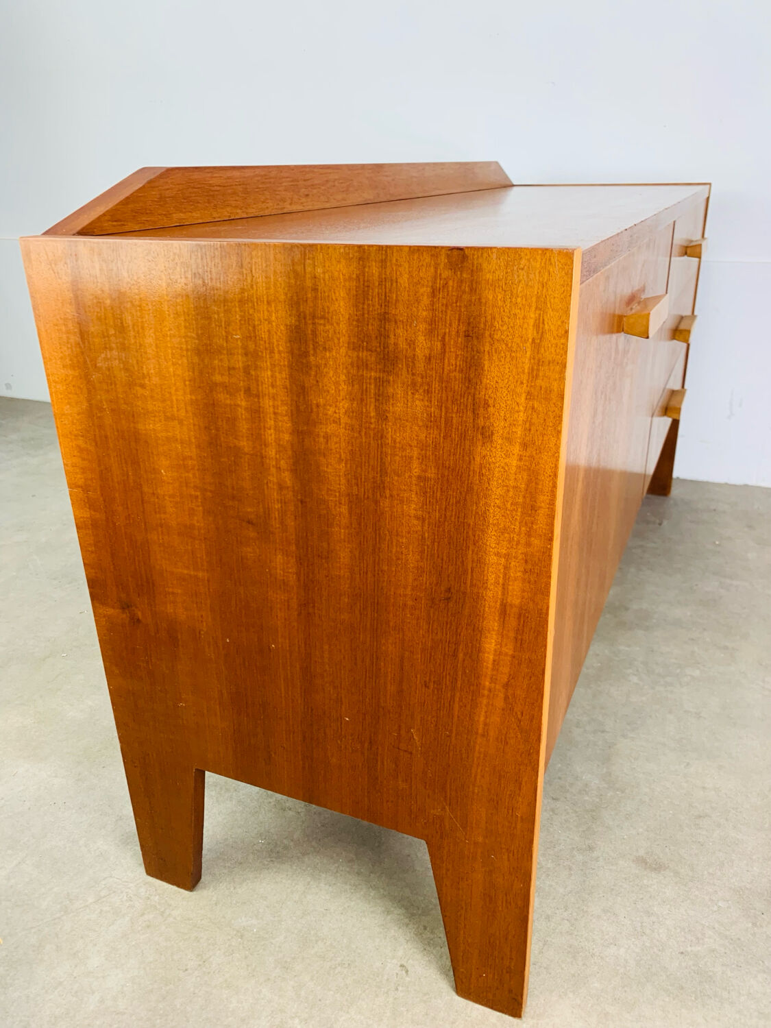 Teak TV unit in Scandinavian style, 1960s.