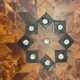 Marquetry and mother-of-pearl tray