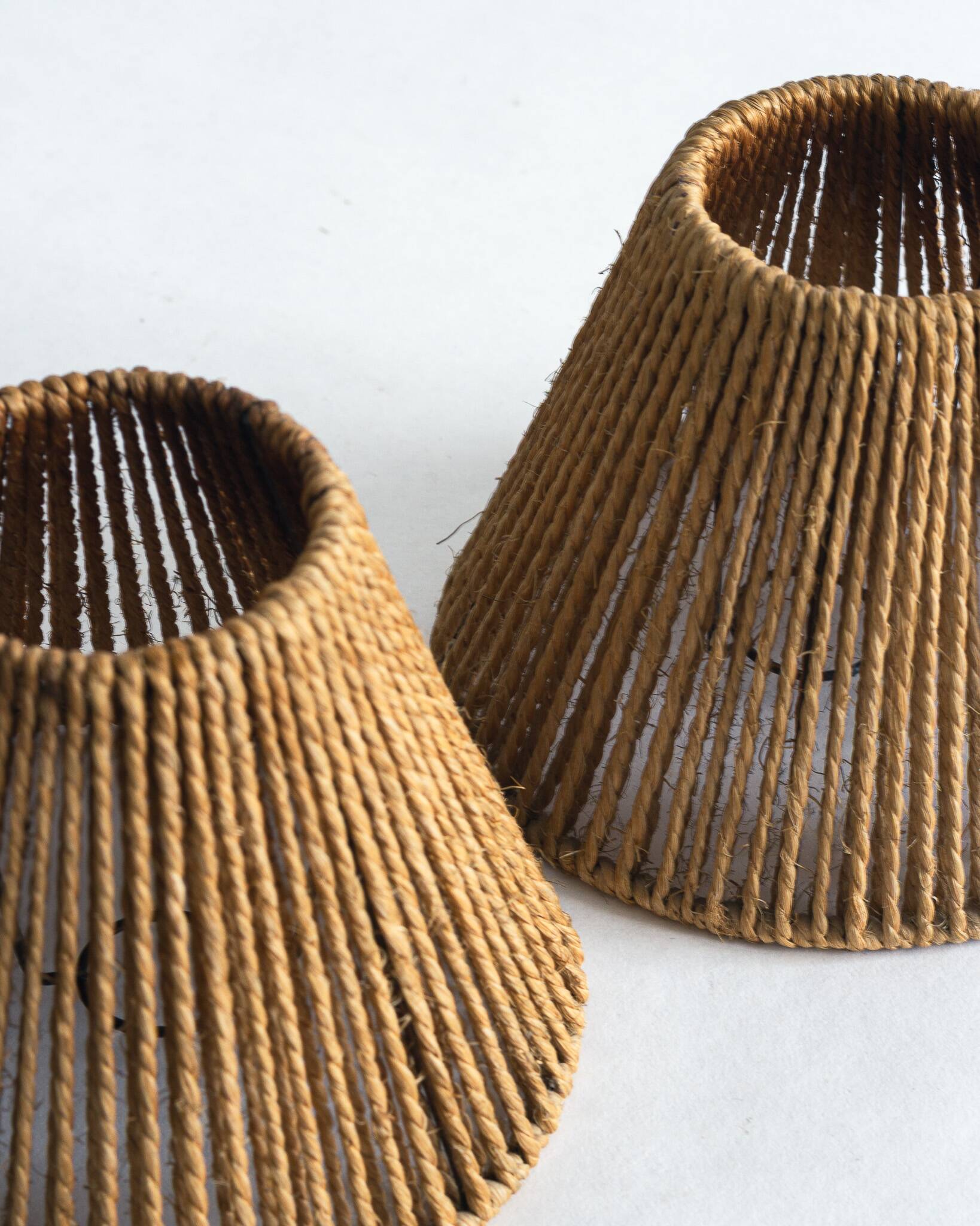 Two glazed ceramic lamps – Signature to be identified – 1960s