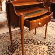 Secretary of the day with a sliding tray and Louis-Philippe leather