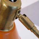 Scandinavian lamp in metal and brass from the 1970s.