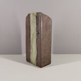 Brutalist vase signed 90s / collection / French ceramics / signature / France / vintage