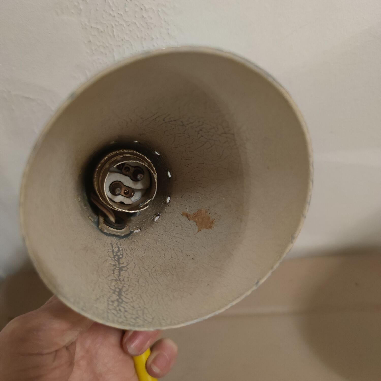 Lot 2 vintage lamps 1950s