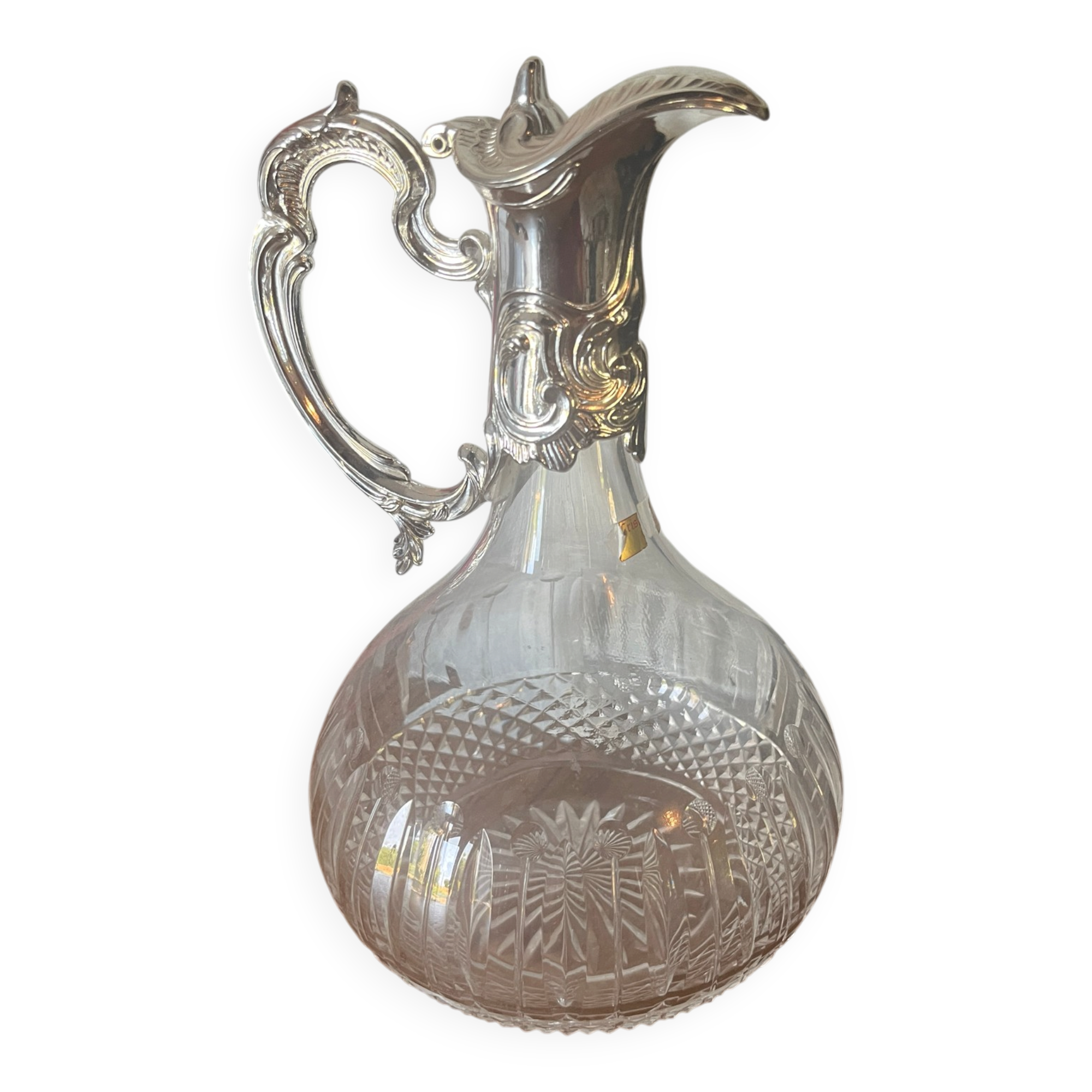 Crystal wine jug