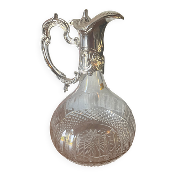 Crystal wine jug decanter