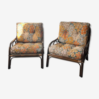 Liberty rattan armchairs