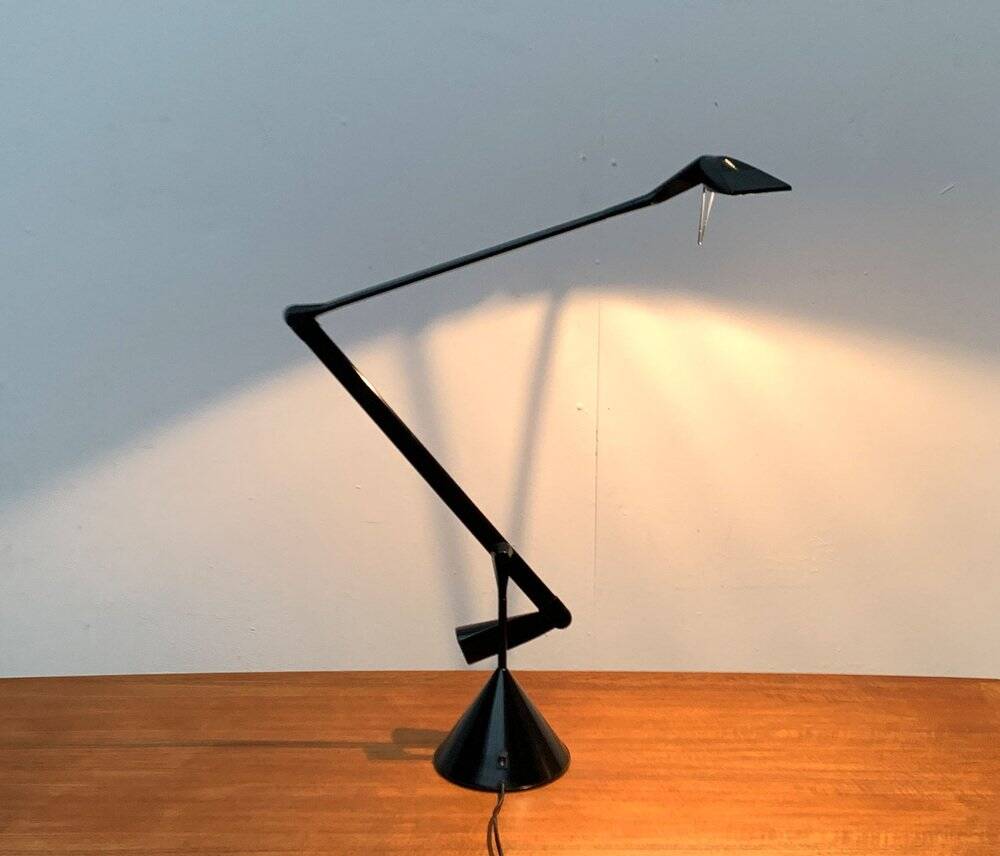 Vintage postmodern Italian table lamp Zelig by Walter Monici for Lumina, 1990s.