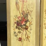 Paravent peint à la main 1910 art nouveau