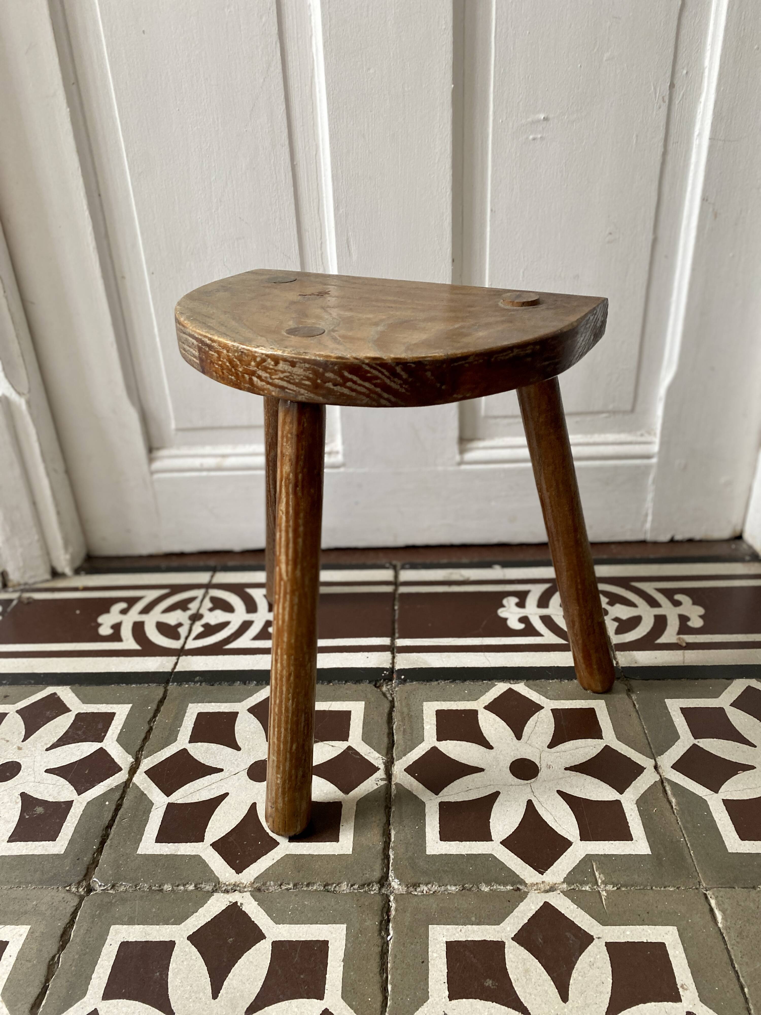 Old wooden stool